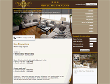 Tablet Screenshot of hoteldefierlant.be